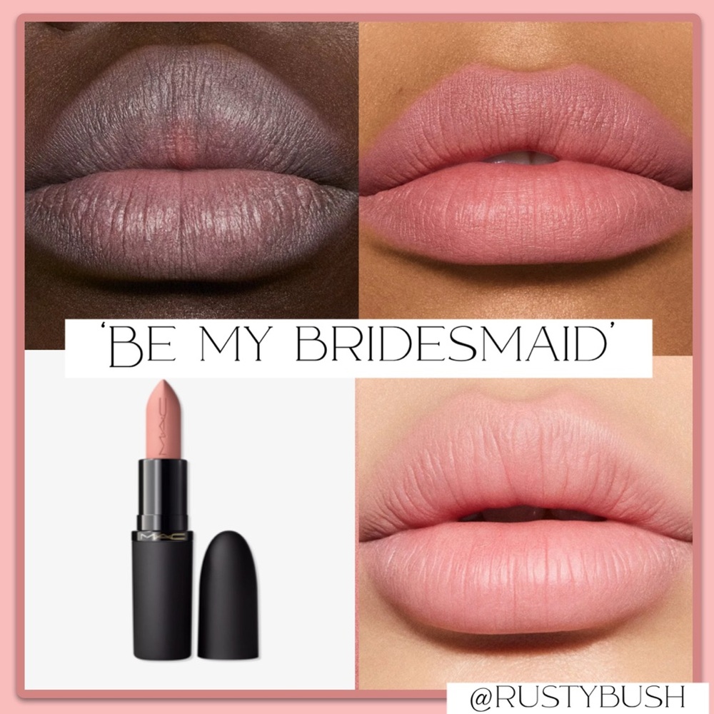 MAC 'Be My Bridesmaid' POWDER KISS HAZY MATTE LIPSTICK